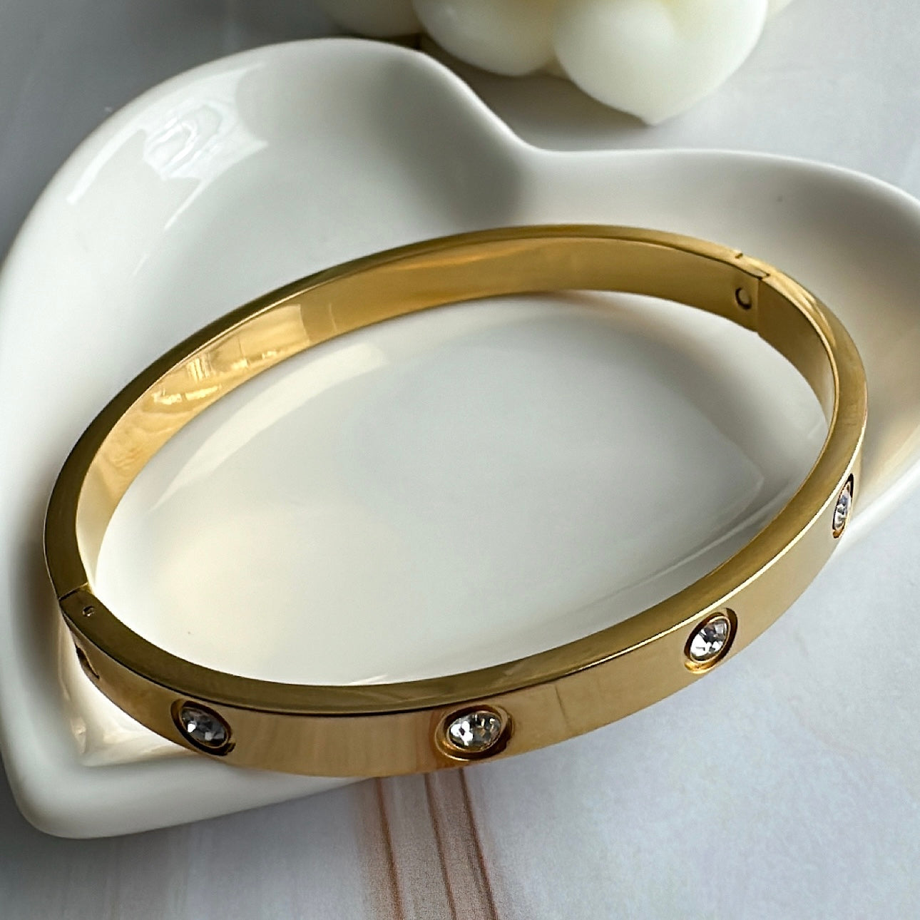 Bangle Gold Zirconia